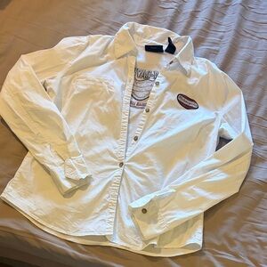 Harley-Davidson Classic White Button-Up Shirt